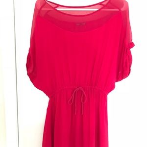 Express hot pink top- Size Medium
